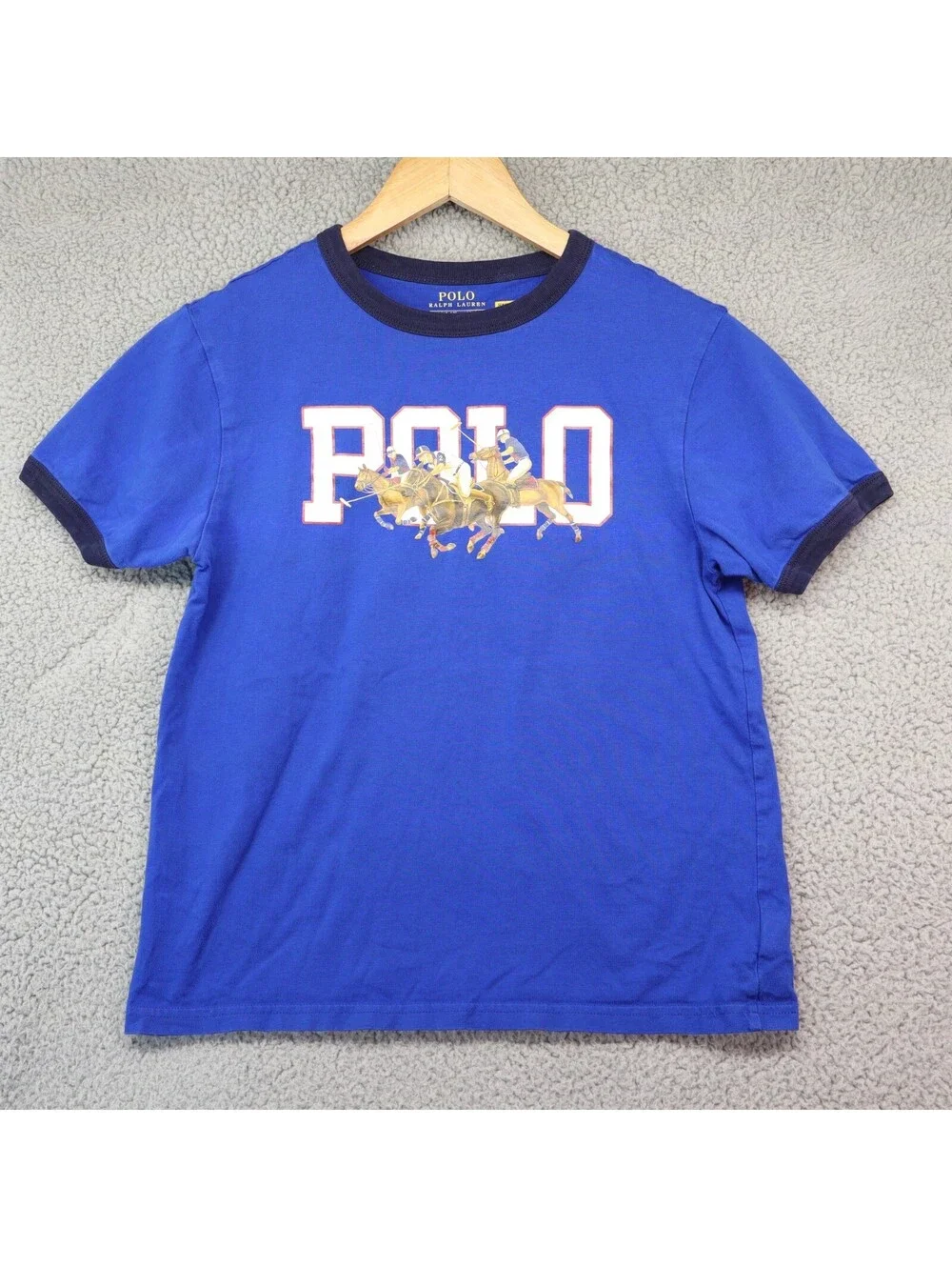 Polo Ralph Lauren Pony Shirt Youth Medium (10-12) Kids Blue